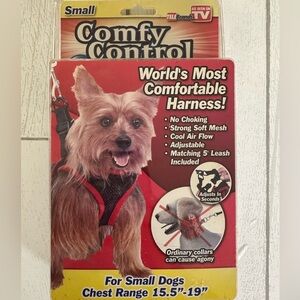 Comfy control small dog harness